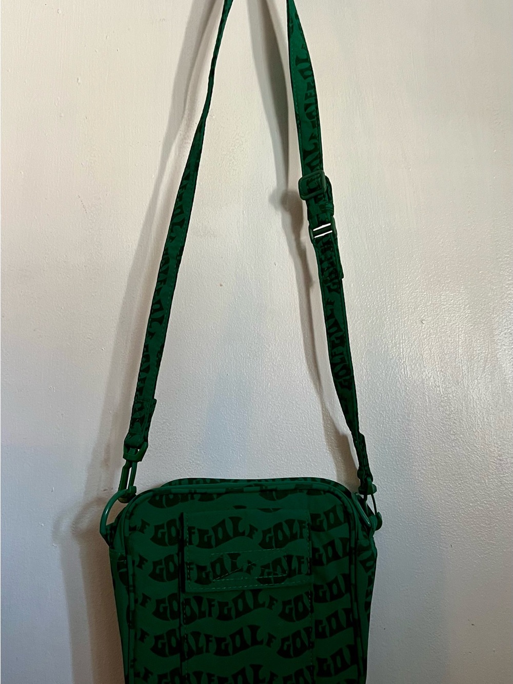 Golf Wang Dark Green Logo Crossbody Bag